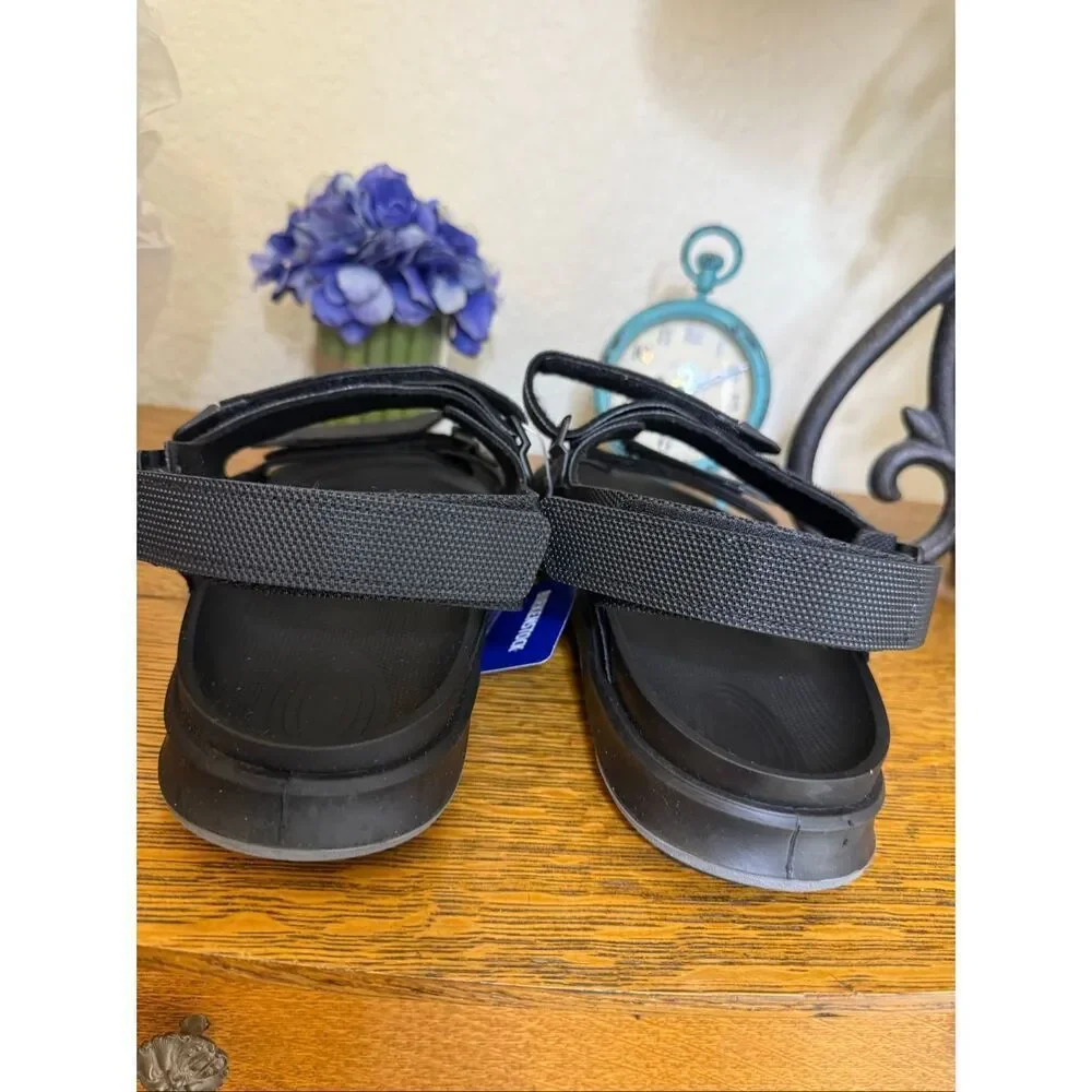 NEW Birkenstock Men’s Tatacoa Sandal Black Adjustable Strap Size 45 (US12) NIB